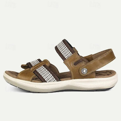 Leather woven sandals - Tokiyos