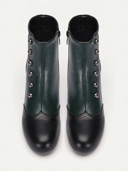 Women's Victorian-Style Buttoned Ankle Boots