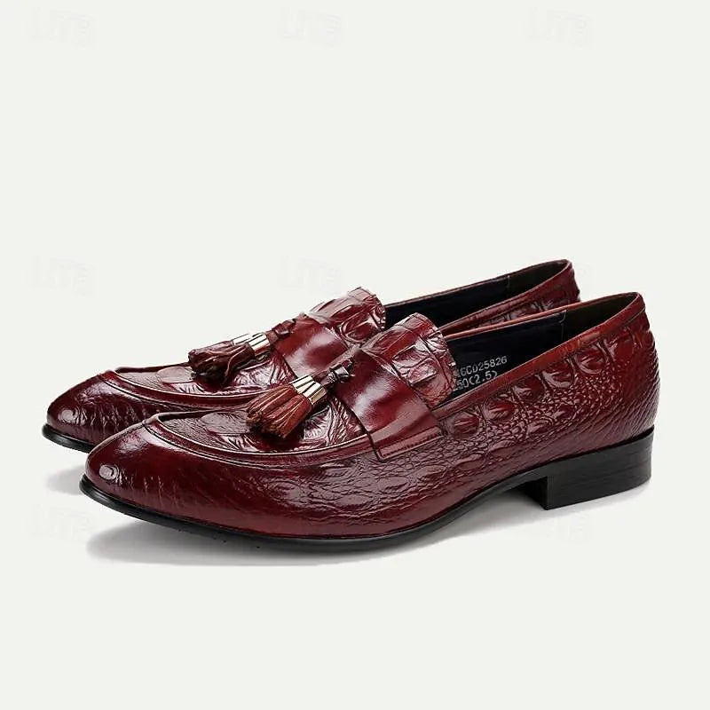 Men's Genuine Leather Oxford Shoes - Tokiyos