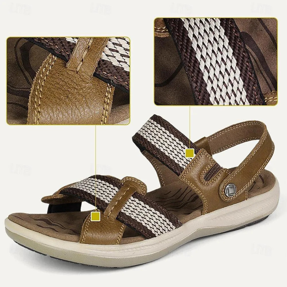 Leather woven sandals - Tokiyos