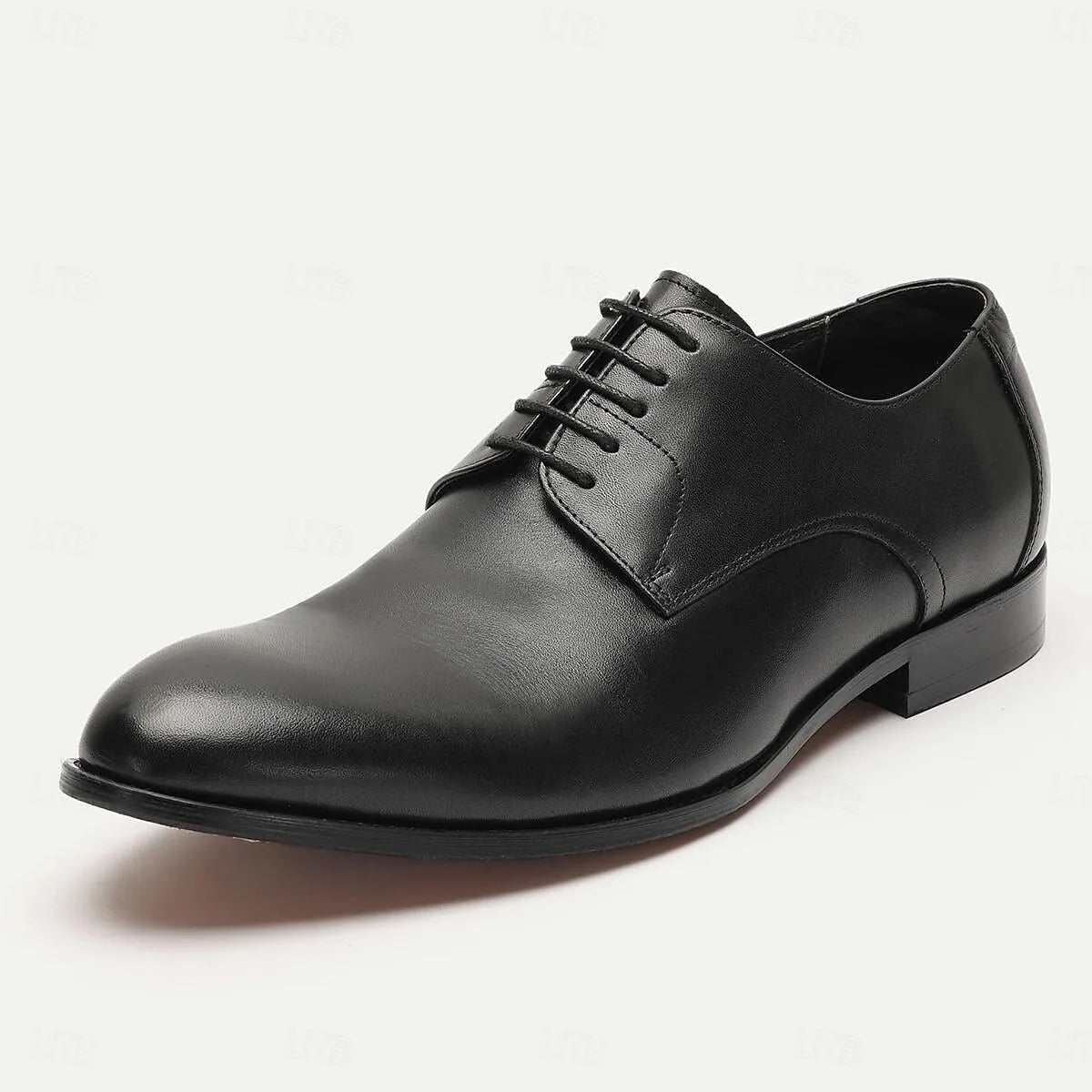 Men's Black Leather Oxford Dress Shoe - Tokiyos