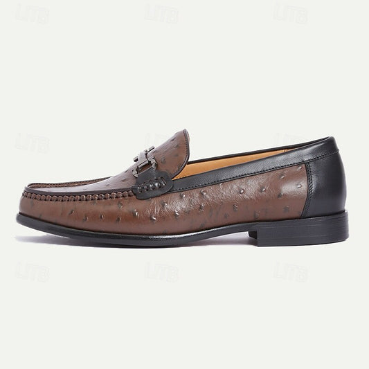 Men's Loafers & Slip-Ons Cowhide Premium Leather