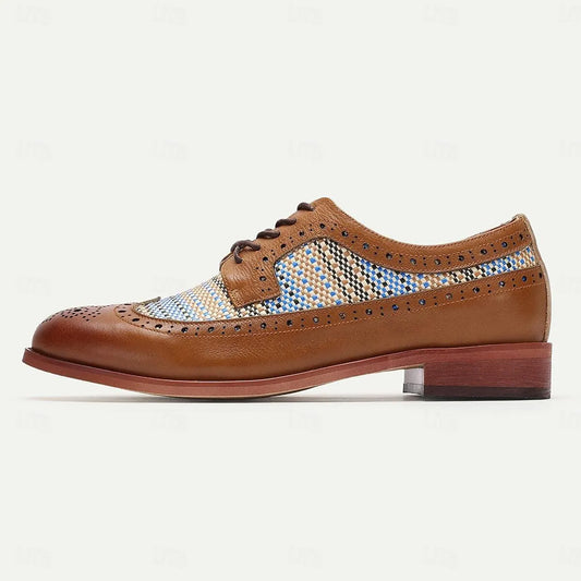 Men's woven leather dress shoes - Tokiyos