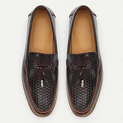 Men's genuine leather loafers - Tokiyos