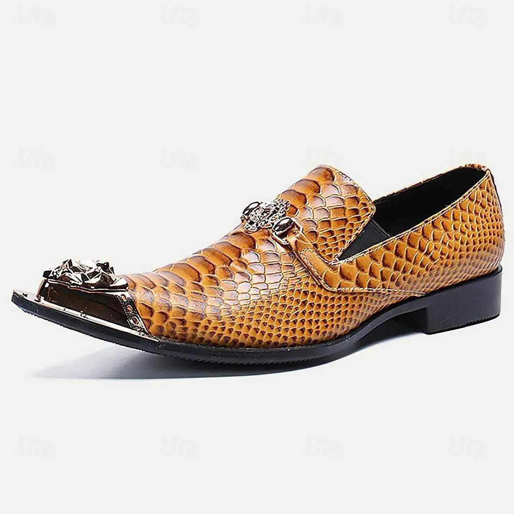 Snake print mens orders shoes