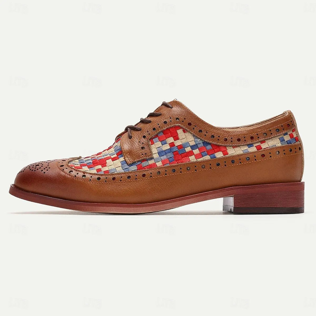 Men's woven leather Oxfords - Tokiyos