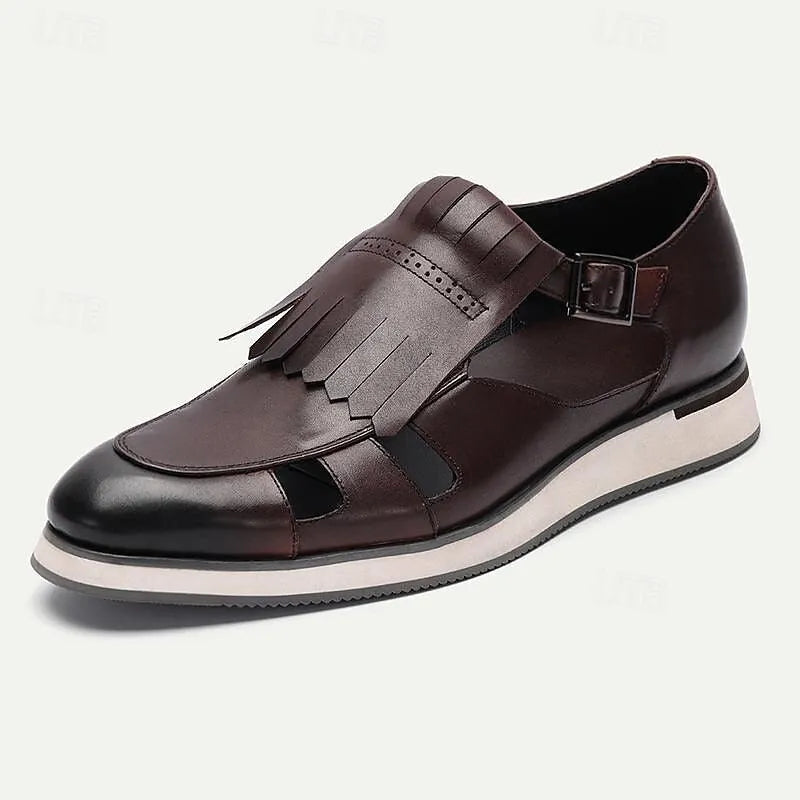 Men's genuine leather sandals - Tokiyos