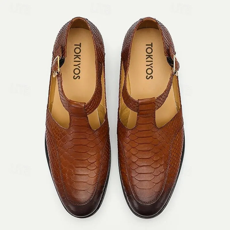 Men's genuine leather sandals - Tokiyos