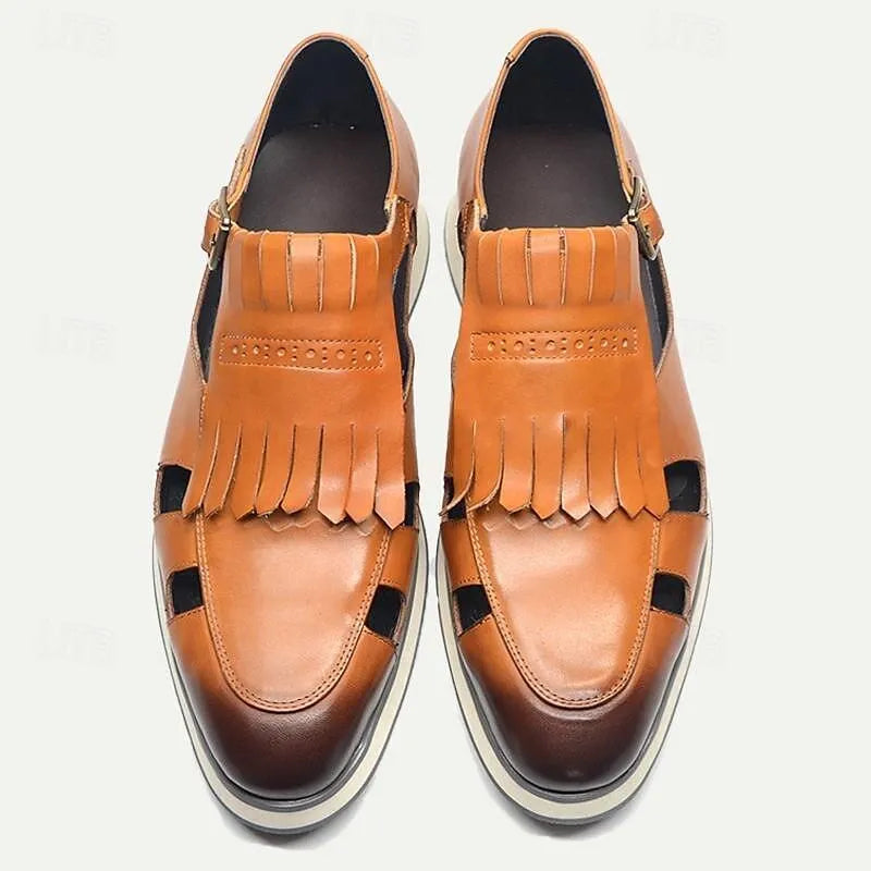 Men's genuine leather sandals - Tokiyos