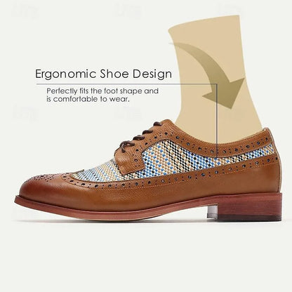 Men's woven leather dress shoes - Tokiyos