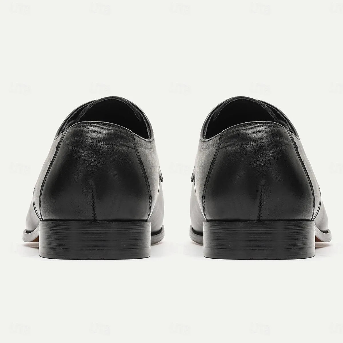 Men's Black Leather Oxford Dress Shoe - Tokiyos