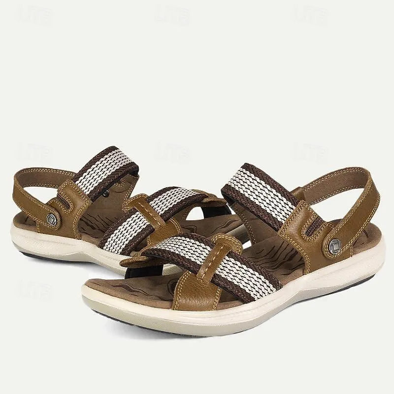 Leather woven sandals - Tokiyos