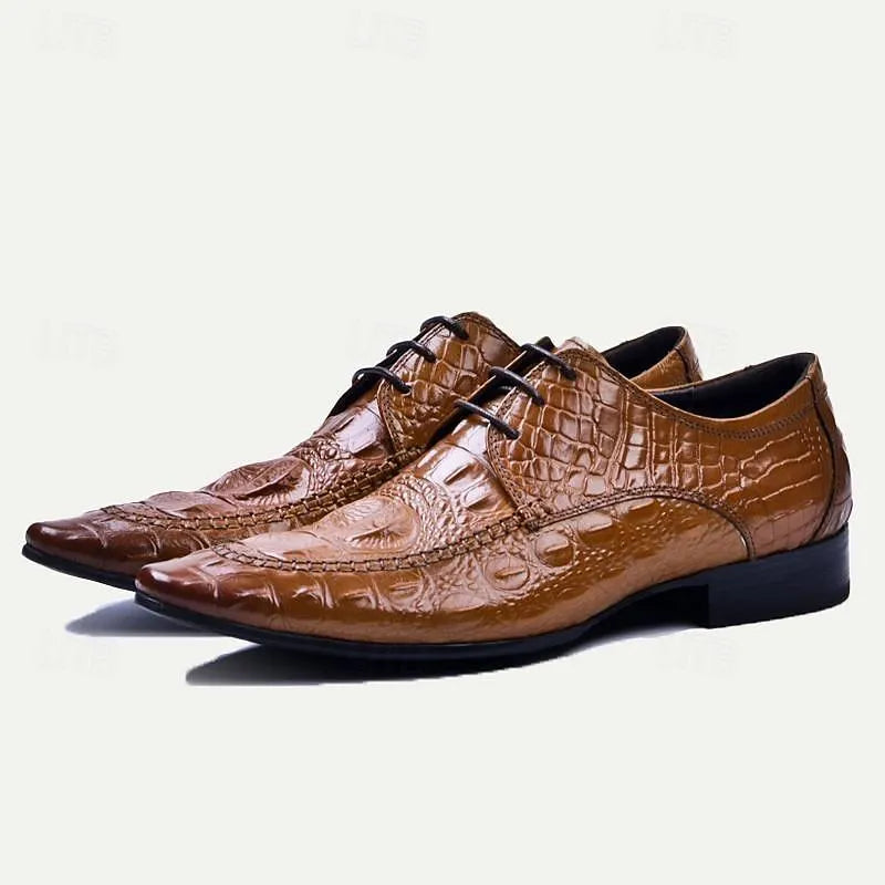 Men's Genuine Leather Oxford Shoes - Tokiyos