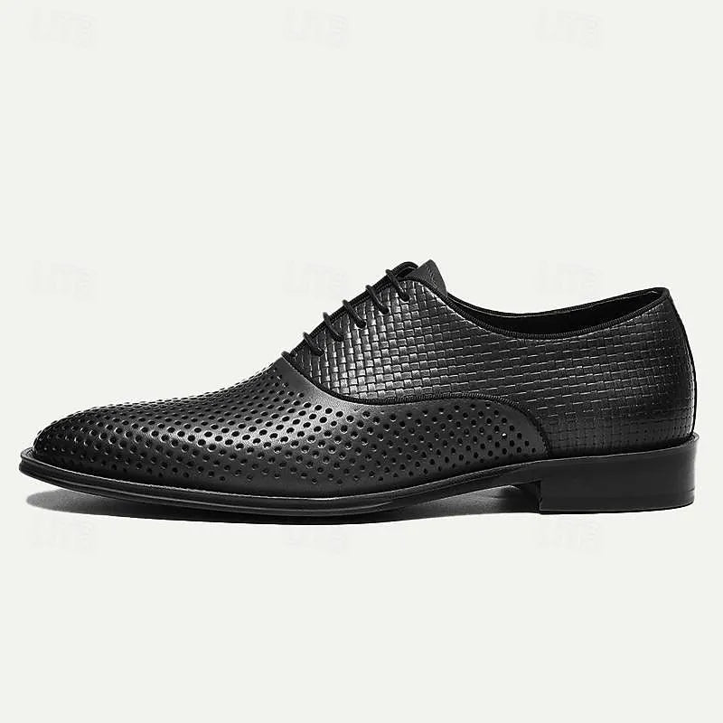 Men's Genuine Leather Oxford Shoes - Tokiyos