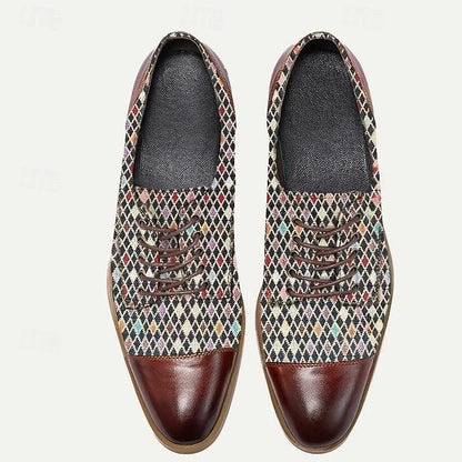 Men's Oxfords Jacquard-Dapper - Tokiyos