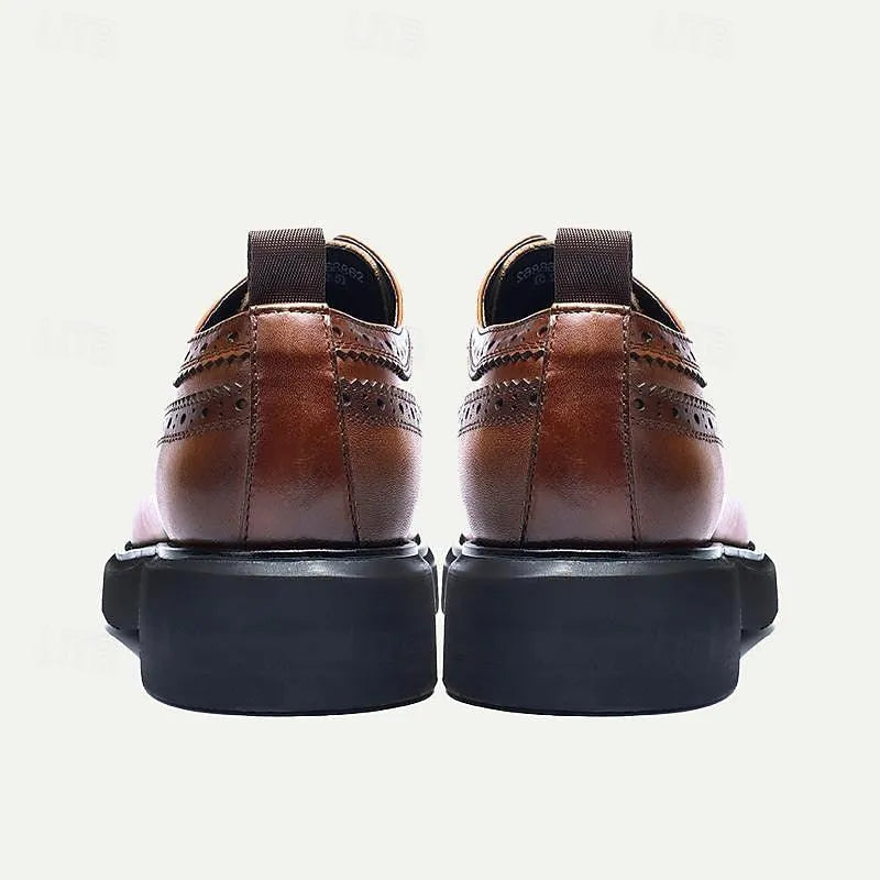 Men's Genuine Leather Oxford Shoes - Tokiyos