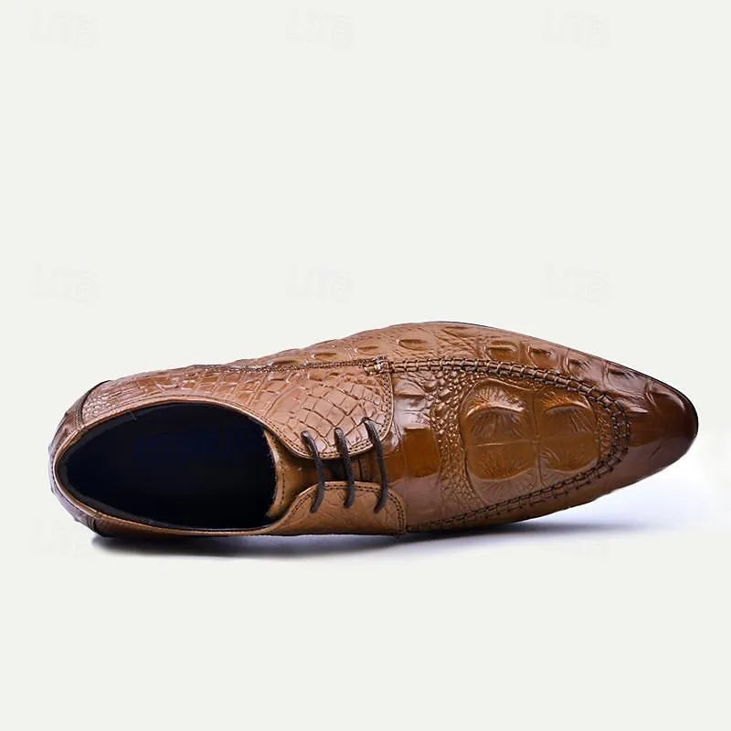 Men's Genuine Leather Oxford Shoes - Tokiyos