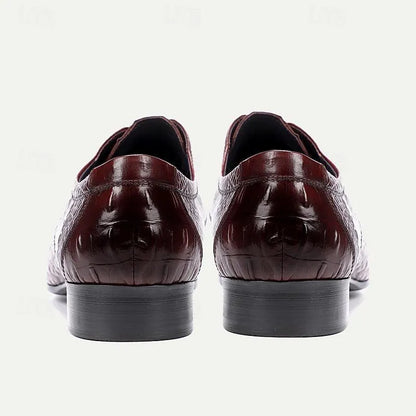 Men's Genuine Leather Oxford Shoes - Tokiyos