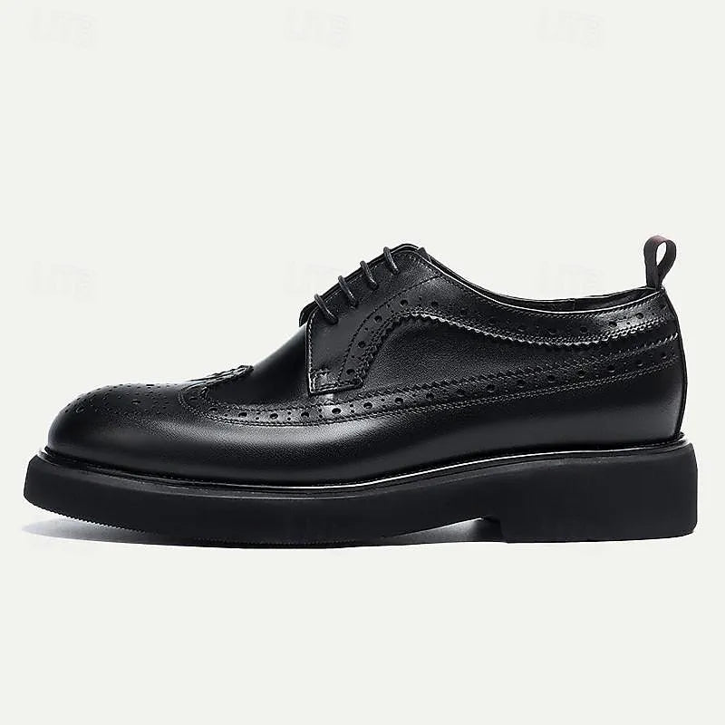 Men's Genuine Leather Oxford Shoes - Tokiyos