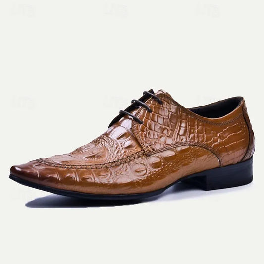 Men's Genuine Leather Oxford Shoes - Tokiyos