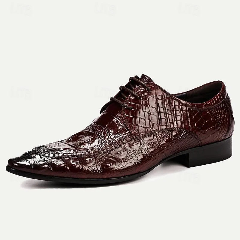 Men's Genuine Leather Oxford Shoes - Tokiyos