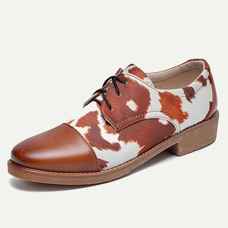 Men's Oxfords Italian Full-Grain Cowhide Pattern-Noble - Tokiyos