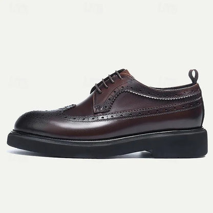 Men's Genuine Leather Oxford Shoes - Tokiyos