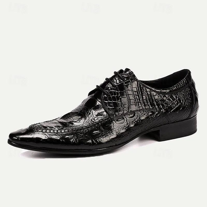 Men's Genuine Leather Oxford Shoes - Tokiyos