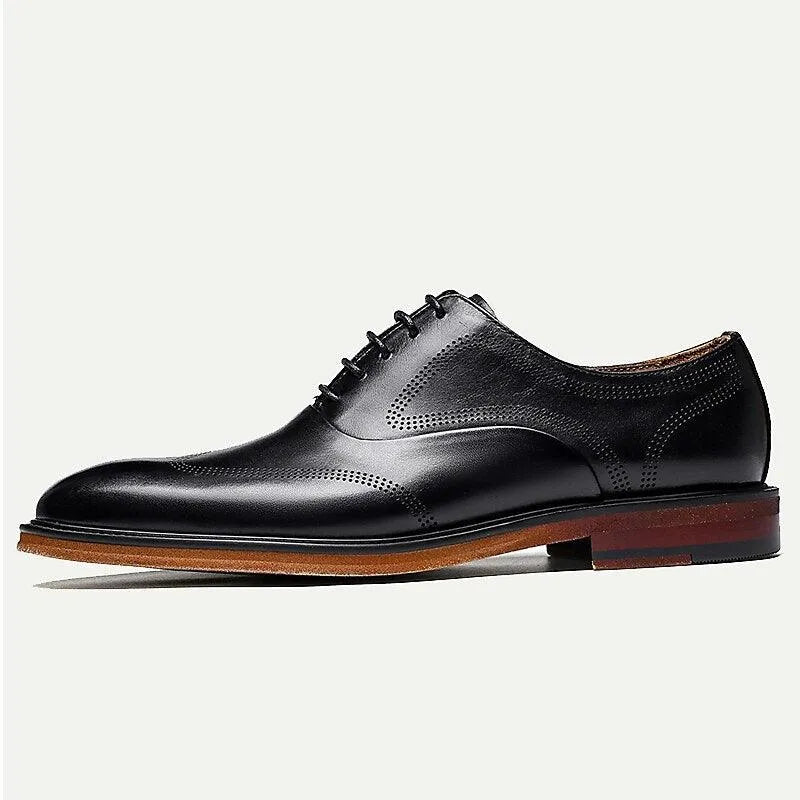 Men's Oxfords Italian Full-Grain Cowhide-Noble - Tokiyos